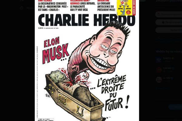 Týždenník Charlie Hebdo sa na sieti X pustil do boja s Muskom