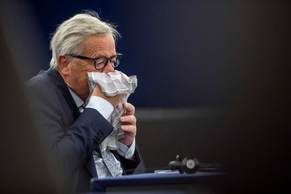 Unavený matador Jean-Claude Juncker