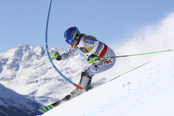 MS v slalome: Vlhová na 4. mieste, Velez-Zuzulová nedokončila druhé kolo