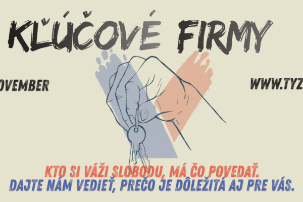 Kľúčové firmy a inštitúcie k 17. novembru