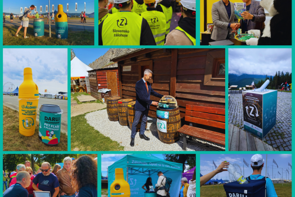 Deň zálohovania pripomína spoločný úspech Slovenska v zálohovaní nápojových obalov