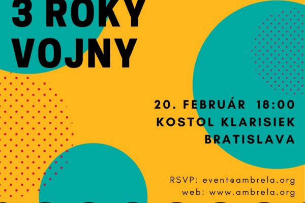 Platforma Ambrela si pripomenie, ako Slovensko už tri roky pomáha Ukrajine