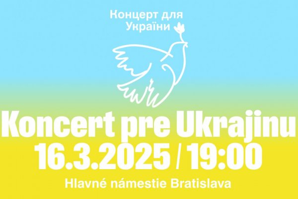 Koncert pre Ukrajinu so silným programom už túto nedeľu v Bratislave