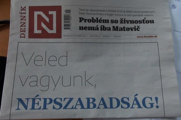 Slovenskí novinári bojujú za kolegov z Maďarska