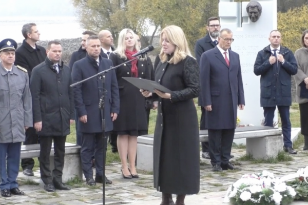 Zuzana Čaputová a Boris Kollár si uctili Deň boja za slobodu a demokraciu