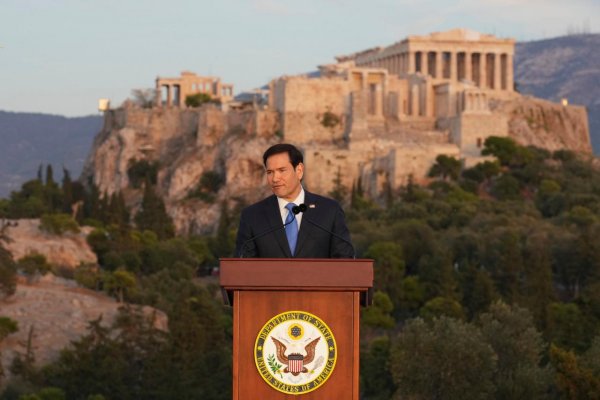 Rubio v Grécku vydvihol silu USA a vyzval Európu, aby sa „prebrala z dlhého driemania“