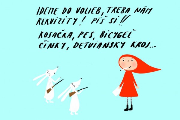 Rosie Naive Art: Zajace sa chystajú do volieb