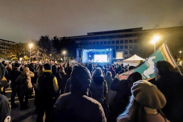 Kriedová revolúcia na Koncerte pre slobodu a skvelý program