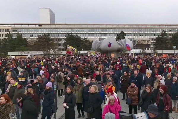 V Bratislave sa koná protestný pochod kultúrnej obce
