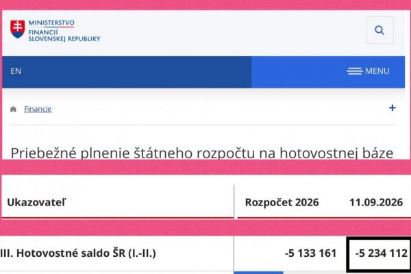 Dáta bez pátosu: Pán minister financií, máme problém!