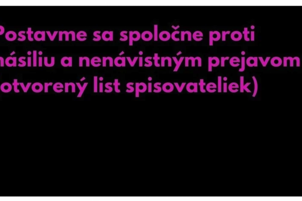 Spisovateľky proti nenávistným prejavom voči ženám