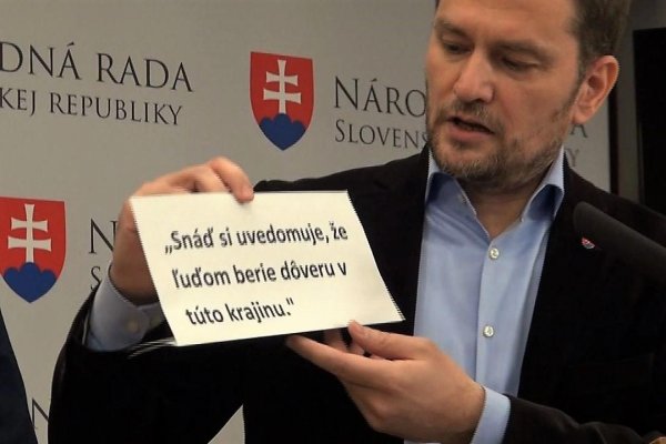 Matovič chce Druckerov pád