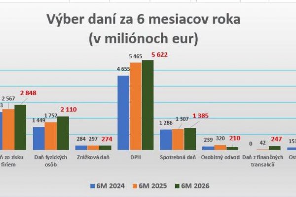 Dáta bez pátosu: Dane po polroku – na slovíčko s ministrom Kamenickým