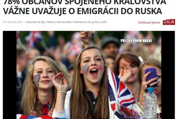 .hoax týždňa: Slovenské kremľolásky pozor. Najvyšší čas emigrovať za Putinom!